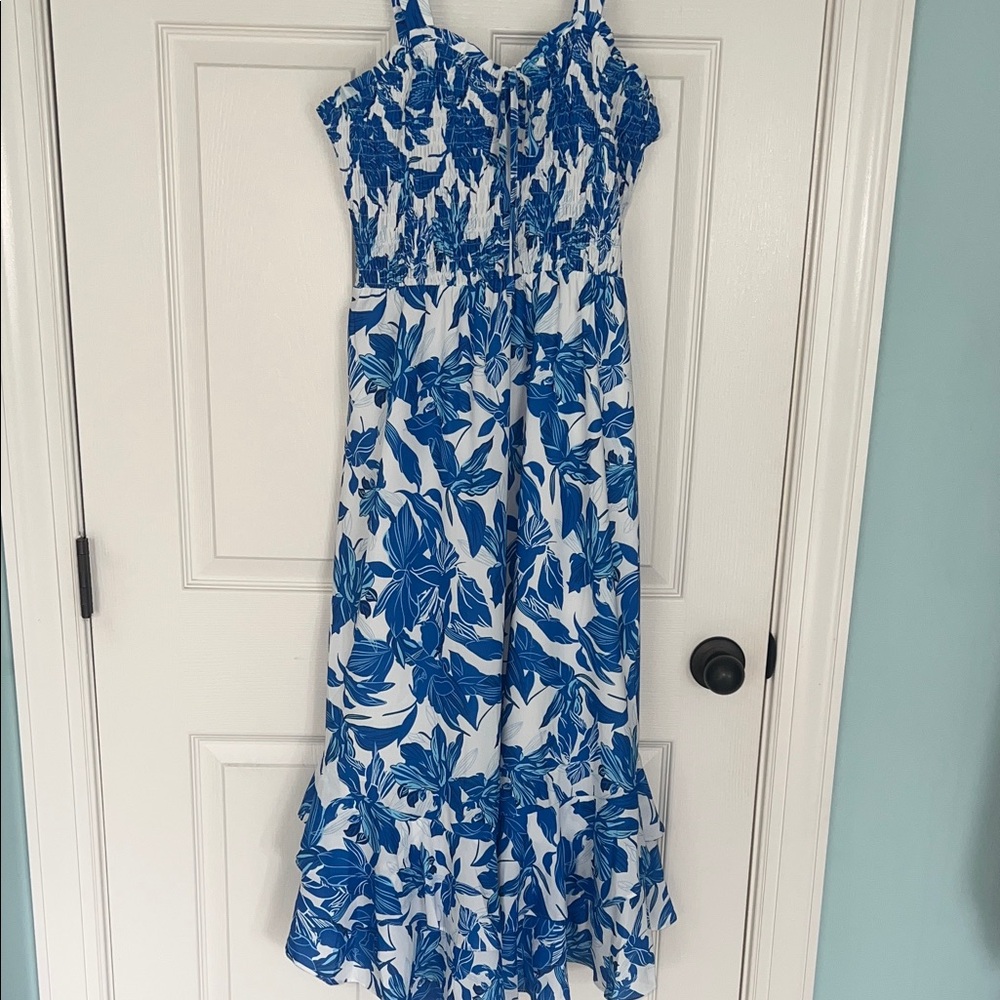 Grace Karin Blue and White Dress
